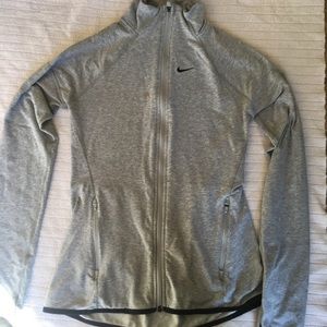 Nike dri fit gray sweater